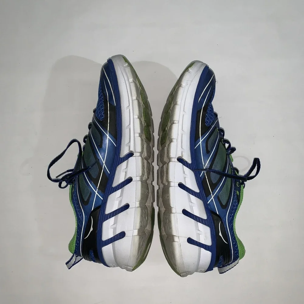 Hoka One One Conquest 2 Shoes Mens Size 11 Blue Mesh Running Sneakers Cushioned
